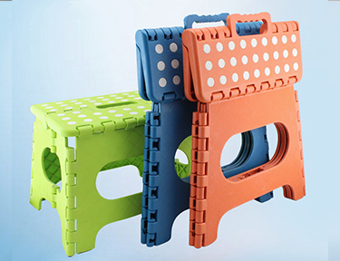 What is the price of children's plastic folding stools?