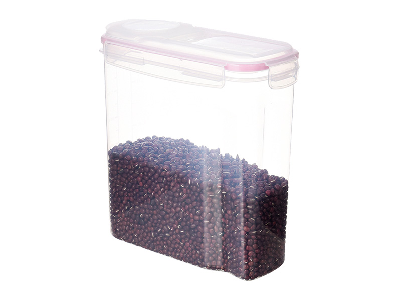 Dry moisture-proof plastic 4L cereal container (hr0253)